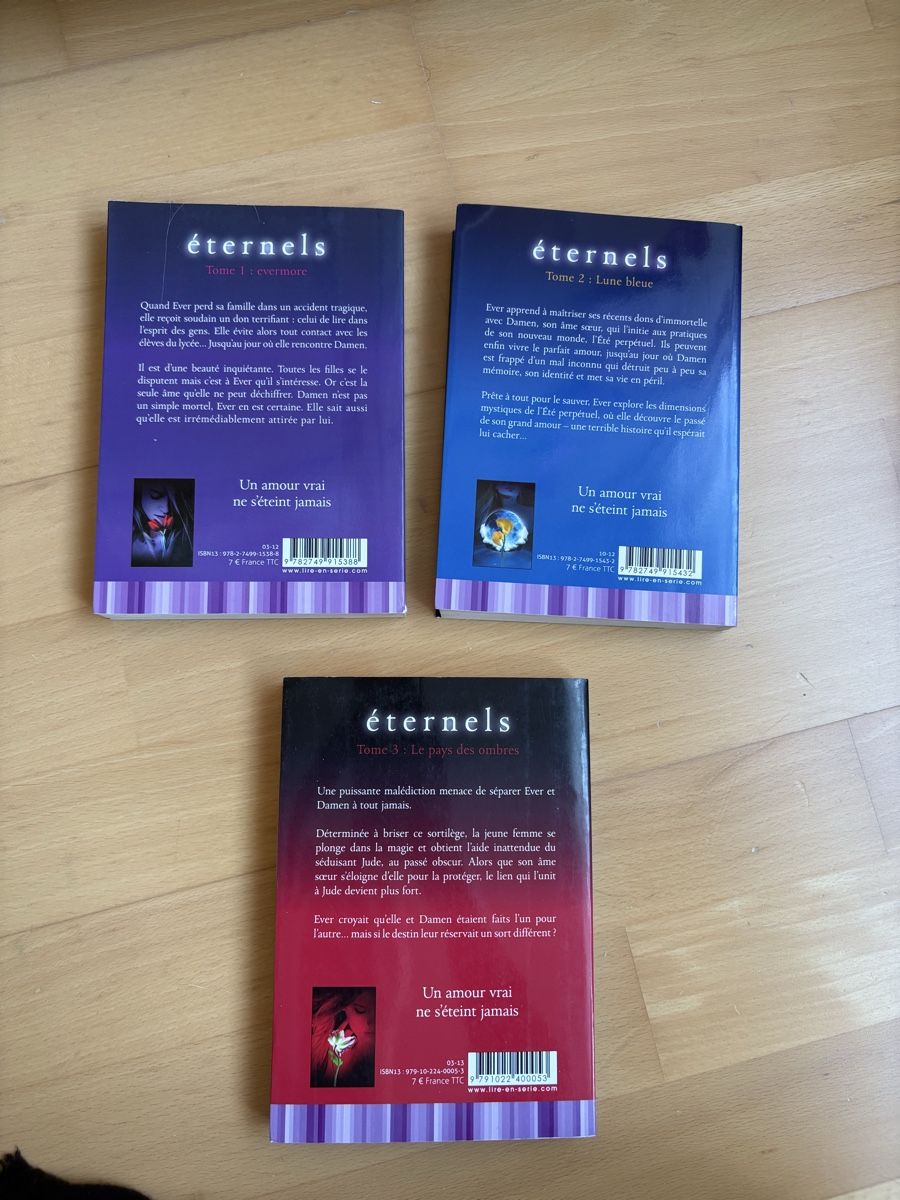 Bücher: Trilogie eternels – Gebraucht aus Courrendlin von cec_jc6m 1