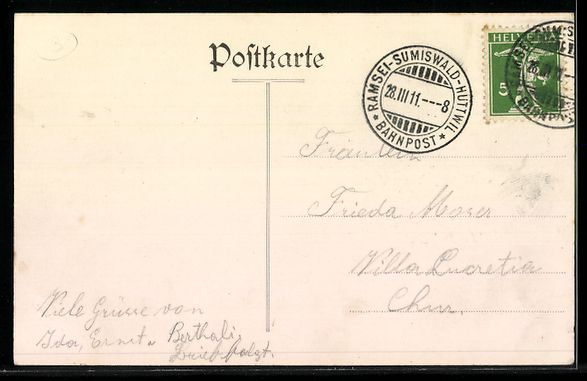 Cartoline postali: AK Dürrenroth, Ortsansicht mit Kirche – Usato da Berlin venduto da bartko-reher 1
