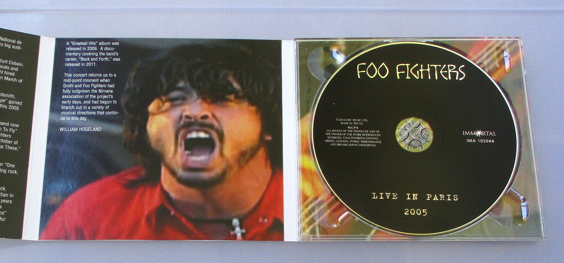 CDs: FOO FIGHTERS - Live in Paris 2005 – Gebraucht aus Wattwil von Muriel11 3