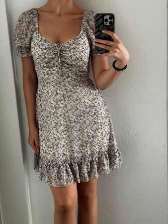 STIMMA Damen Sommerkleid Gr. S Blumenmuster