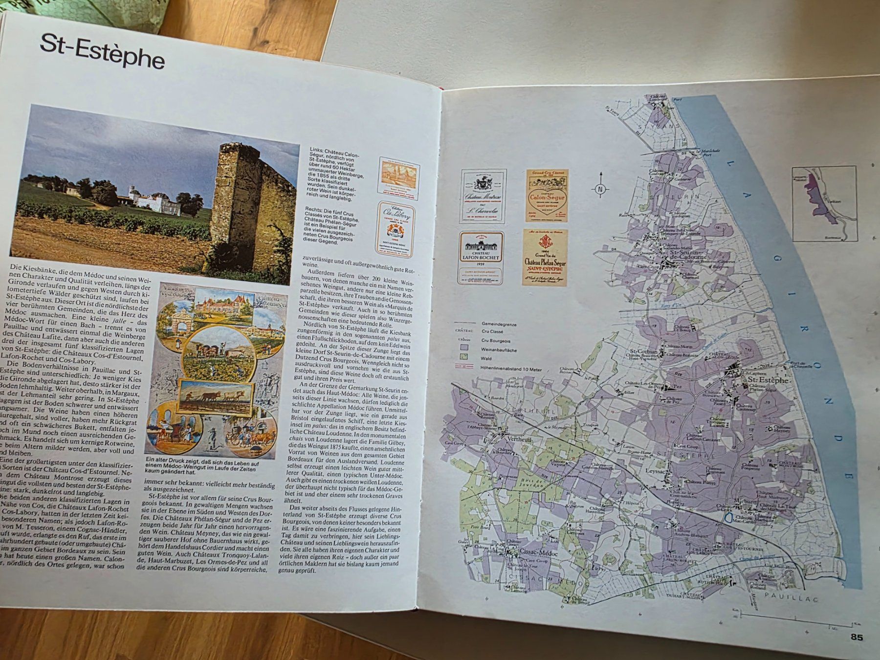 Libri: Weinatlas Hugh Johnson - Hallwag 1979 – Usato da Walterswil BE venduto da Lonitti 4