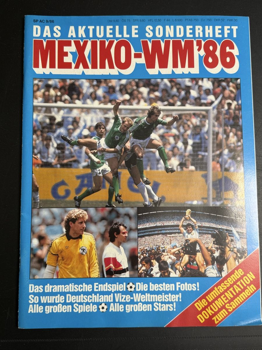 Riviste & Magazine: Sonderheft WM 1986 in Mexico – Usato da Dorf venduto da Fantasy74