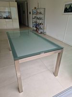 Beautiful glass dining table