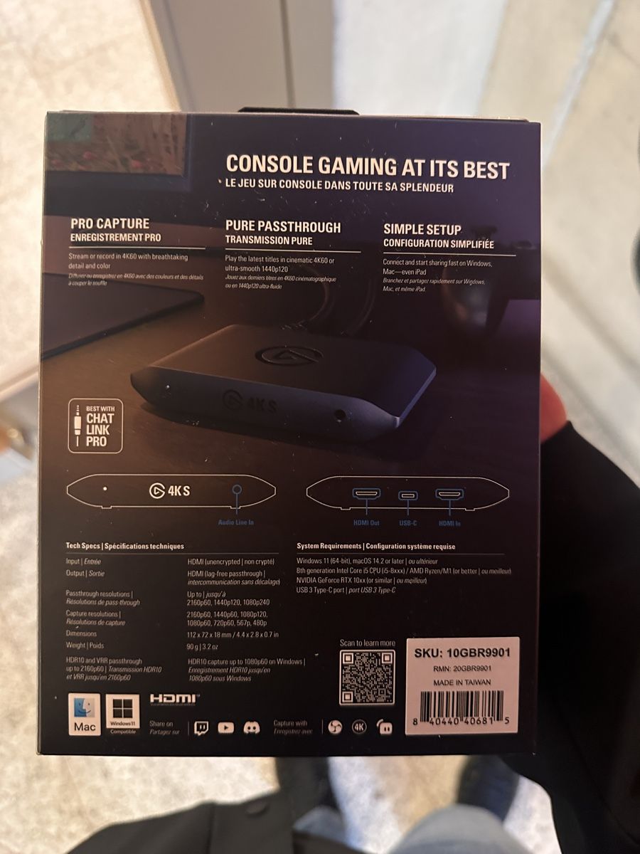 Audio- & Mediensysteme: ELGATO 4K S – Neu und originalverpackt aus Biel/Bienne von ELISNIGHT 1