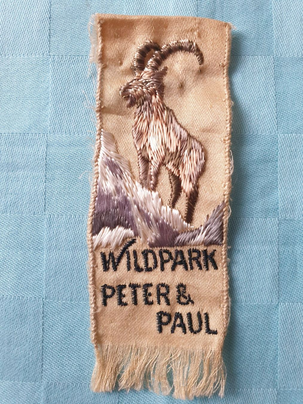 Placchette & Badge: altes Abzeichen WILDPARK PETER & PAUL St.Gallen Textil – Usato da Mörschwil venduto da spirspi 1