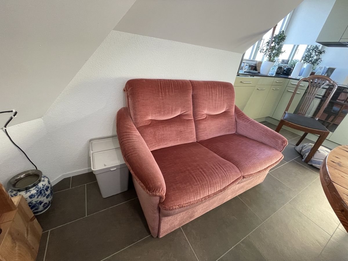 Divani: Gratis Velvet 2-er Couch in Toppform – Usato da Zürich venduto da chuckleberry 1