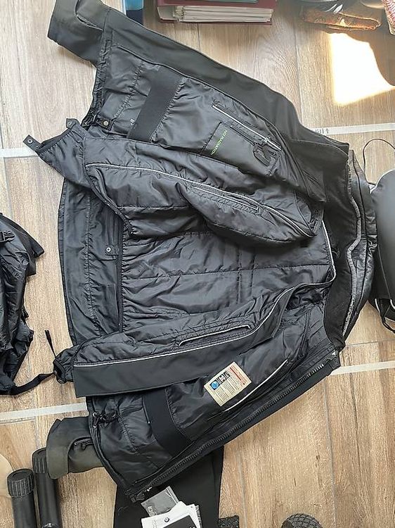 Ensemble Veste + Pantalon De Moto Homme - Imperméable, Réfléchissant - Blouson Protection Coupe-vent - Taille B/L - 8