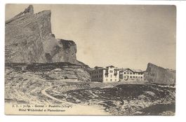 Gemmi Passhöhe (VS) Hôtel Wildstrubel  Plattenhörner um 1910