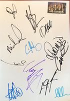 THE 12 TENORS Autogramm signiert Karte m.Bild 20x30cm
