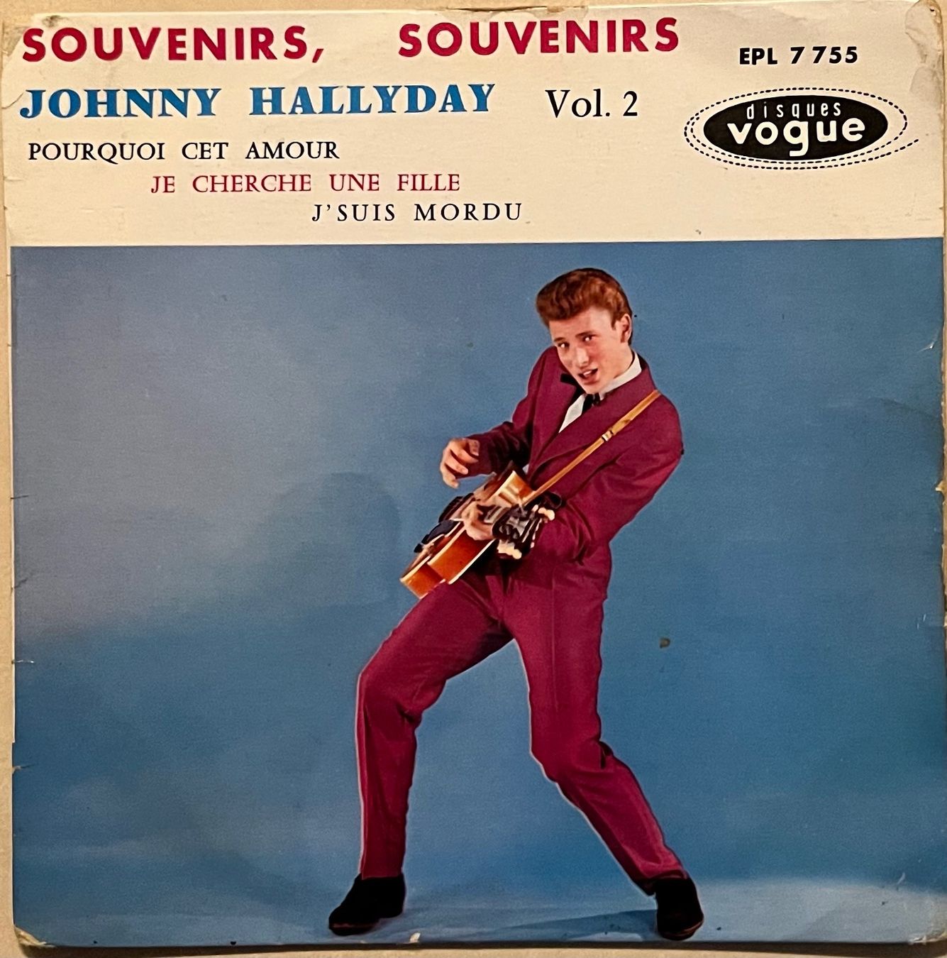 Schallplatten: JOHNNY HALLYDAY - SOUVENIRS, SOUVENIRS – Gebraucht aus Bussigny von vinyl-pas-cher