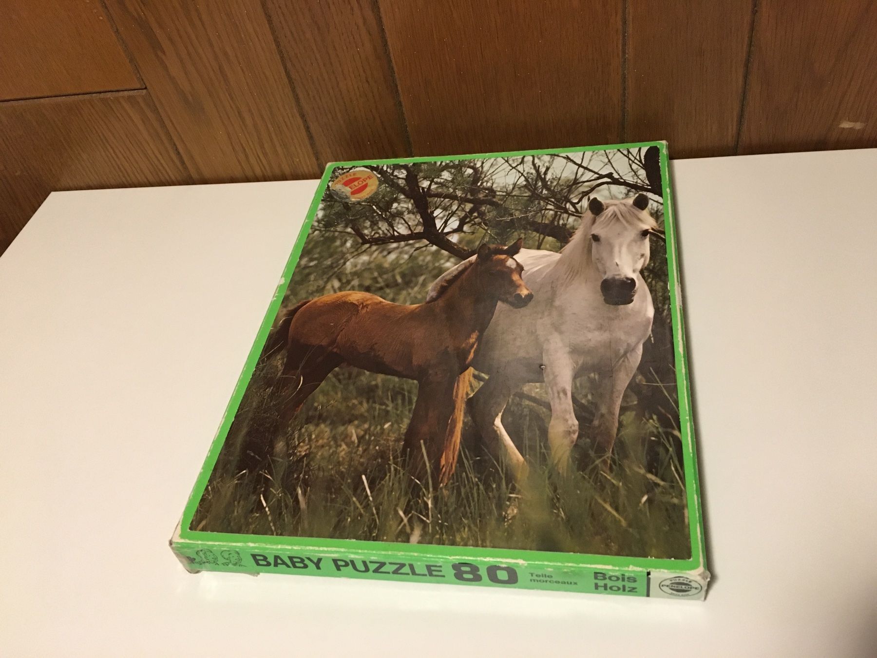 Penelope Puzzle: Penelope Holzpuzzle - Pferde - 80 Teile – Usato da Andwil SG venduto da Rainboli 1