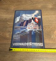 Retro Schild Vierwaldstättersse Dampfschiff