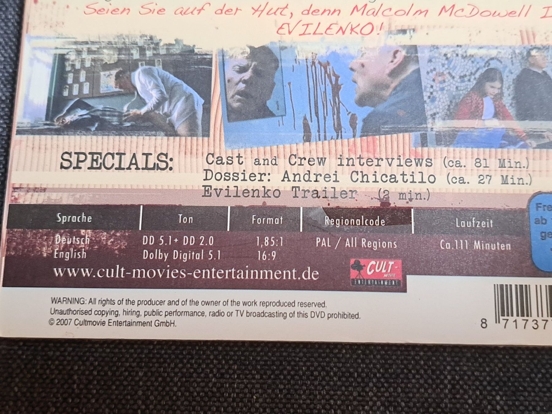 Alle DVDs: DVD EVILENKO, David Grieco 2-Disc UNCUT Collector's Edition – Neu (gemäss Beschreibung) aus Unterseen von Kanica 6