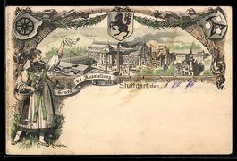 Litho Stuttgart, Ausstellung 1896, Messe