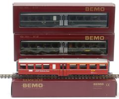 3 BEMO RhB Mitteleinstiegswagen 3284 108/114 + 3285 124, OVP