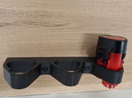 3-Fach Akkuhalter Milwaukee M12 Werkstatt Akku Halter 12V