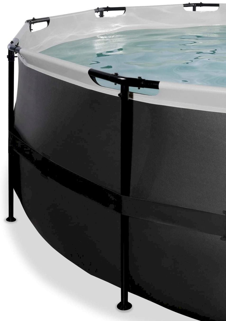 Schwimmbad: EXIT Black Leather Pool ø427x122cm – Neu und originalverpackt aus Bottighofen von zaap 3