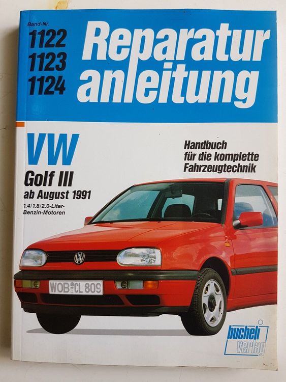 Reparaturanleitung Vw Golf Iii Ab Kaufen Auf Ricardo