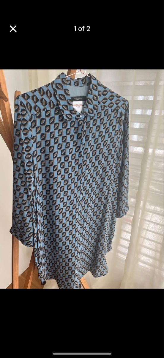Max Mara Kleider: Max Mara Shirt Dress Silk – Neu (gemäss Beschreibung) aus Kilchberg ZH von deedee3