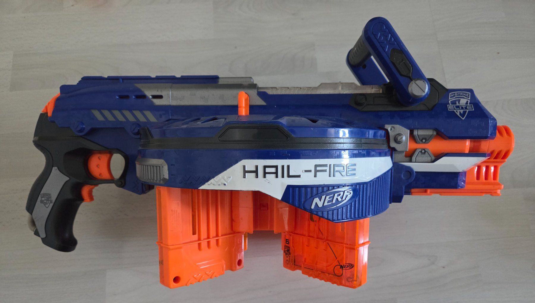 Nerf Giocattoli: Nerf Elite Hail-Fire – Usato da Rumlikon venduto da pas_2pcz