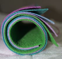 BASTELFILZ-SET, 5 Farben 30x30 cm  Set 5 felt diy
