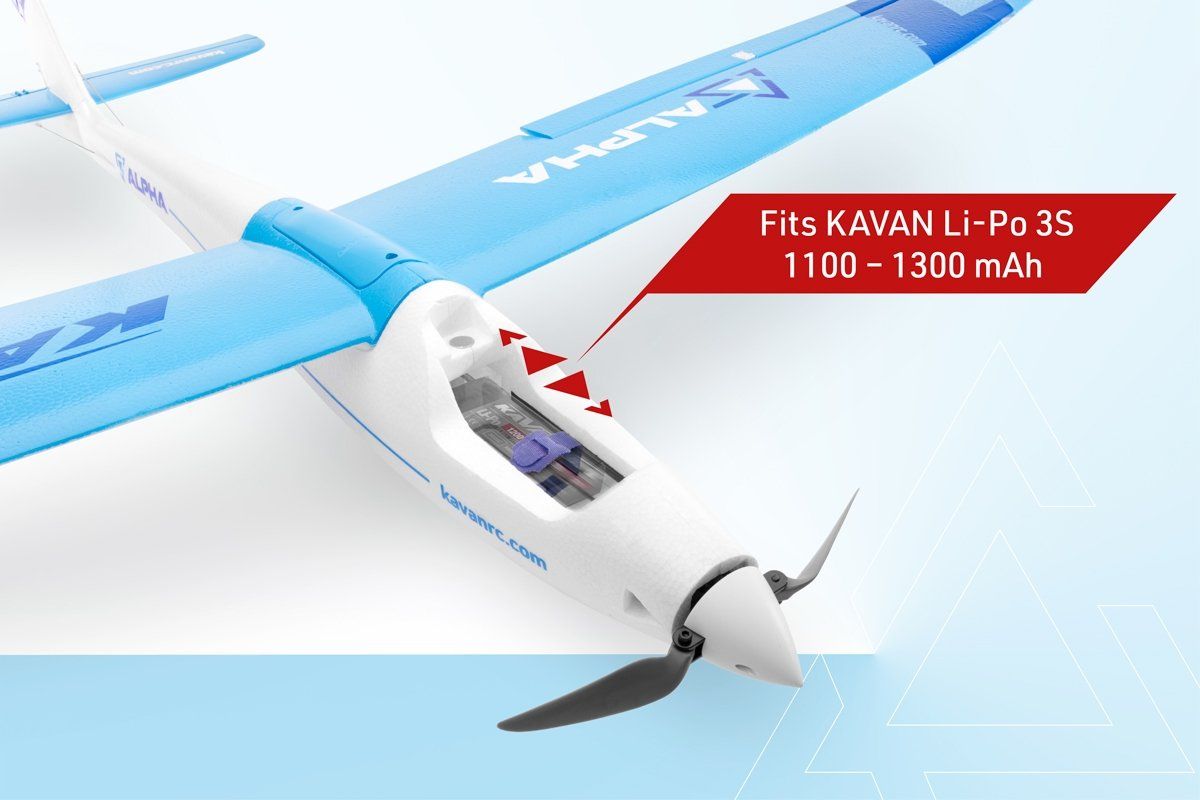 Modellismo RC: Alpha 1500V2 ARF - blaue Version mit LED Beleuchtung – Nuovo e nell'imballaggio originale da Balsthal venduto da Jetline 5