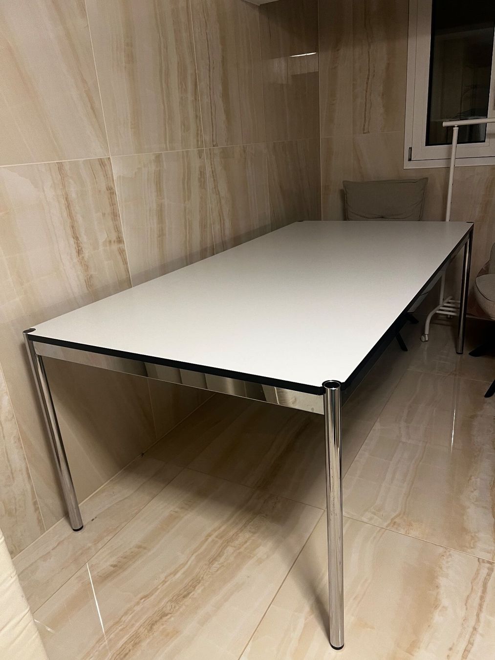 Original USM Haller Tisch – Weiss/Chrom (Gebraucht) in Birmensdorf ZH ...