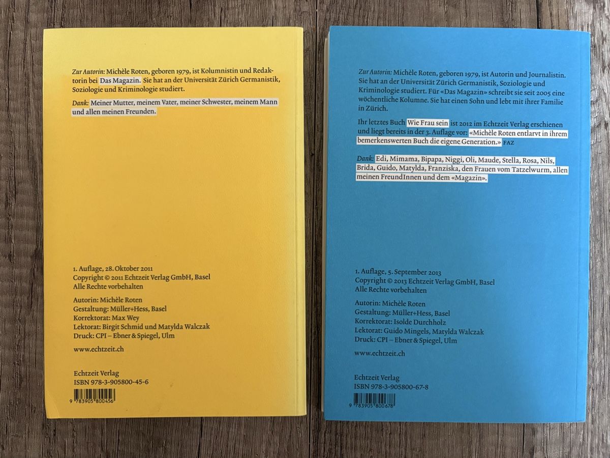 Libri: Wie Frau sein + Wie Mutter sein – Nuovo (secondo la descrizione) da Schaffhausen venduto da Reporter 1