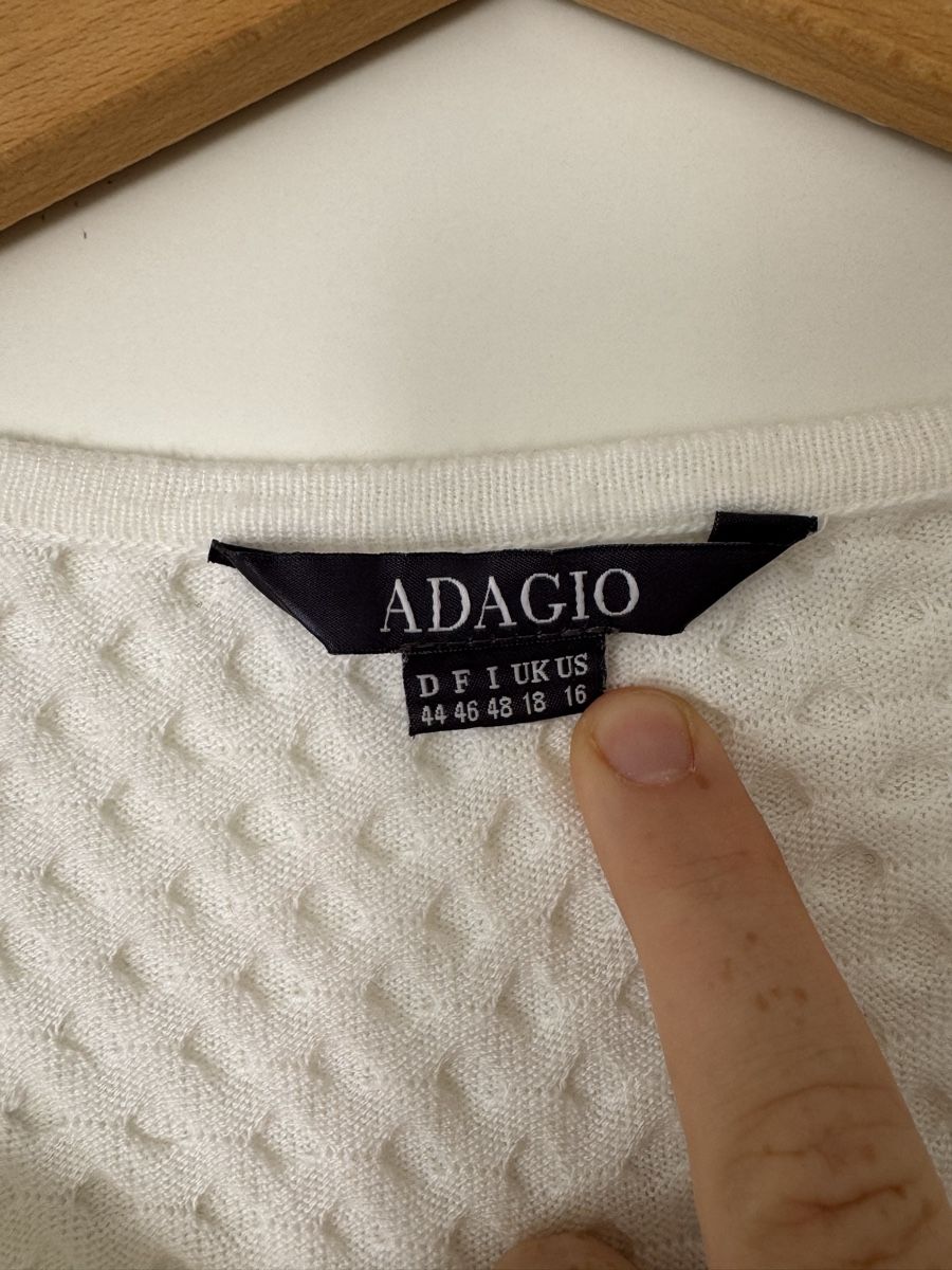 Maglioni & Felpe: ADAGIO Pullover Gr. 44 L Damen Weiss  – Nuovo (secondo la descrizione) da Flumenthal venduto da SecondLove_CH 3