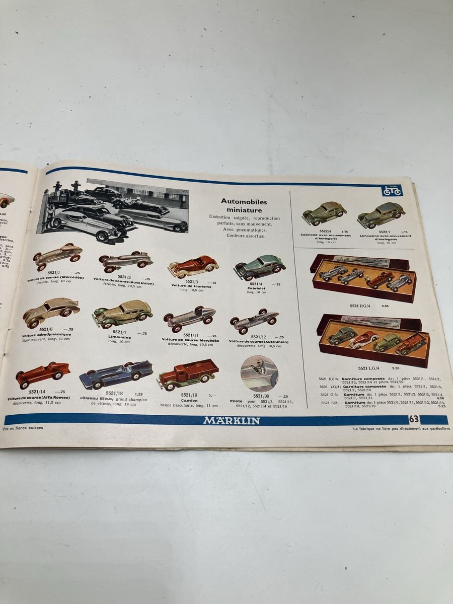 Märklin Trains électriques: Märklin Katalog 1936/37 – D'occasion à fribourg par Retroverso 4