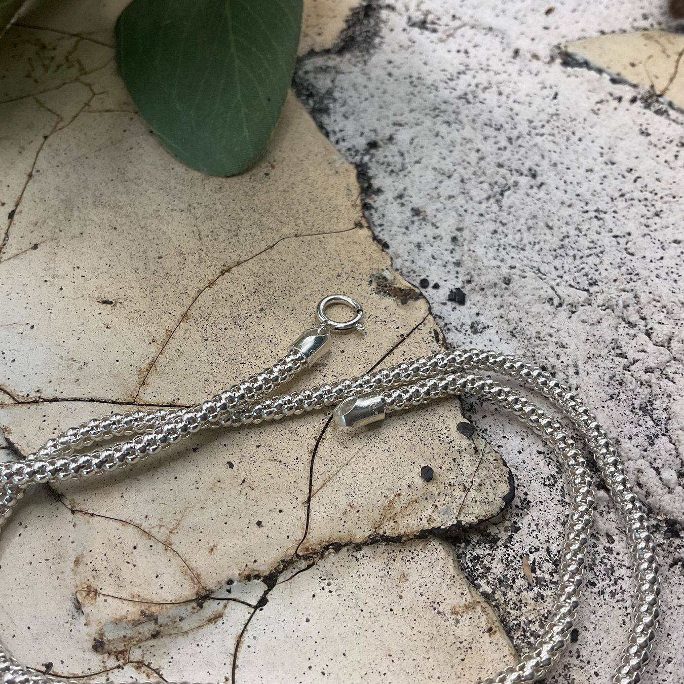 Catenine: Popcorn Collier, 3mm, 47cm – Nuovo (secondo la descrizione) da Luzern venduto da S.Kern01 1
