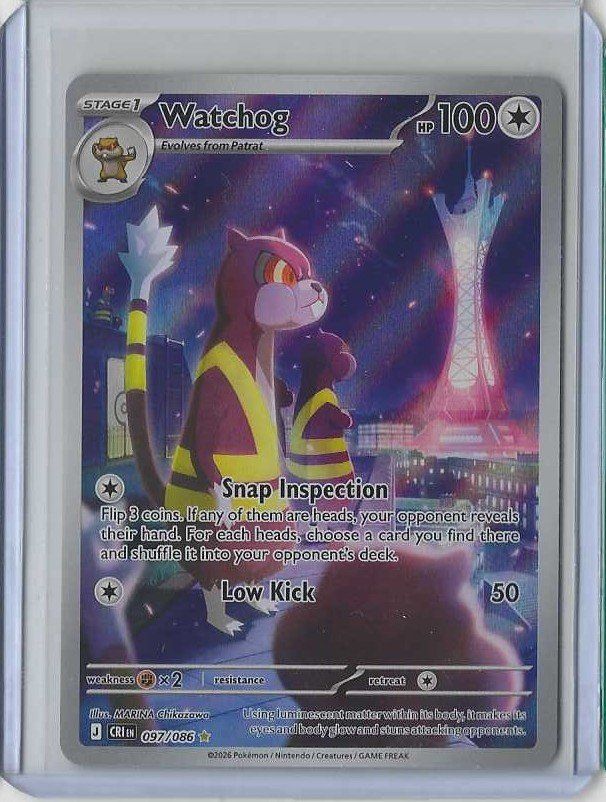 Pokémon Carte collezionabili: Pokémon - Watchog 097 EN – Nuovo (secondo la descrizione) da Steffisburg venduto da Pat_Stoll