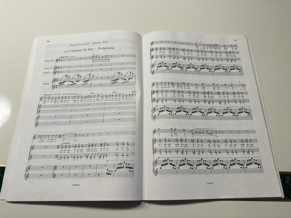 Libri: Honegger: Le Roi David, Klaviernoten, Gesangbuch – Usato da Wald ZH venduto da Martin79 4