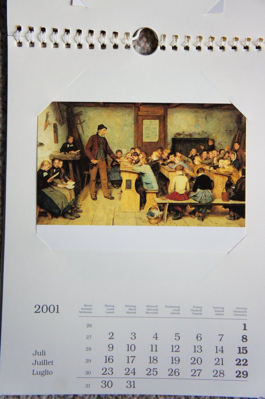 Cartoline postali: 11 Ansichtskarten Albert Anker in Wandkalender neuwertig – Nuovo (secondo la descrizione) da Ins venduto da Baj 5