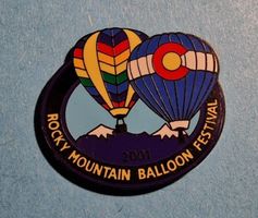 Ballon Pin Heissluftballon Rocky Mountain Ballon Fest 2001