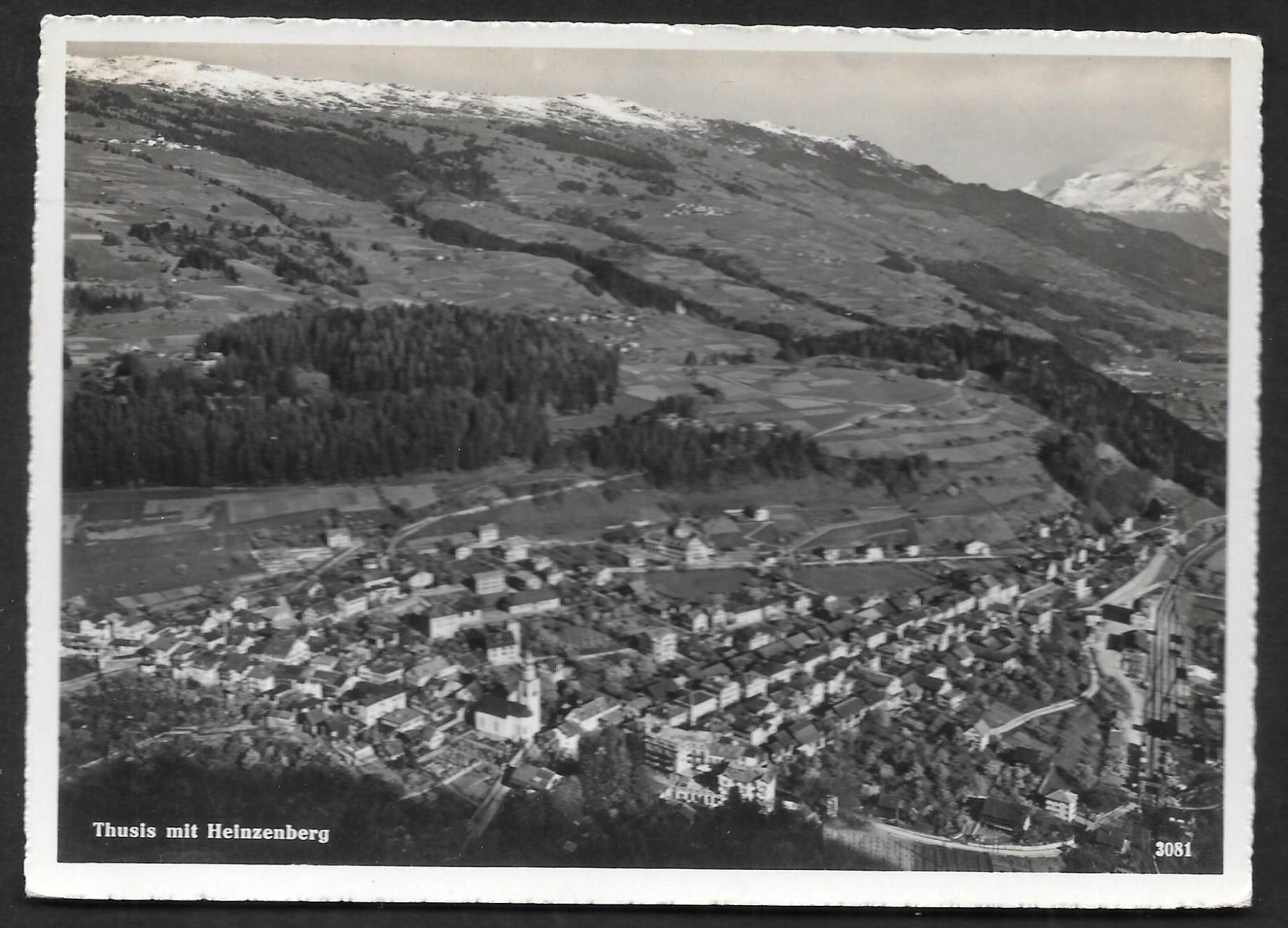 Cartoline postali: Thusis mit dem Heinzenberg – Usato da Olten venduto da clotaldi