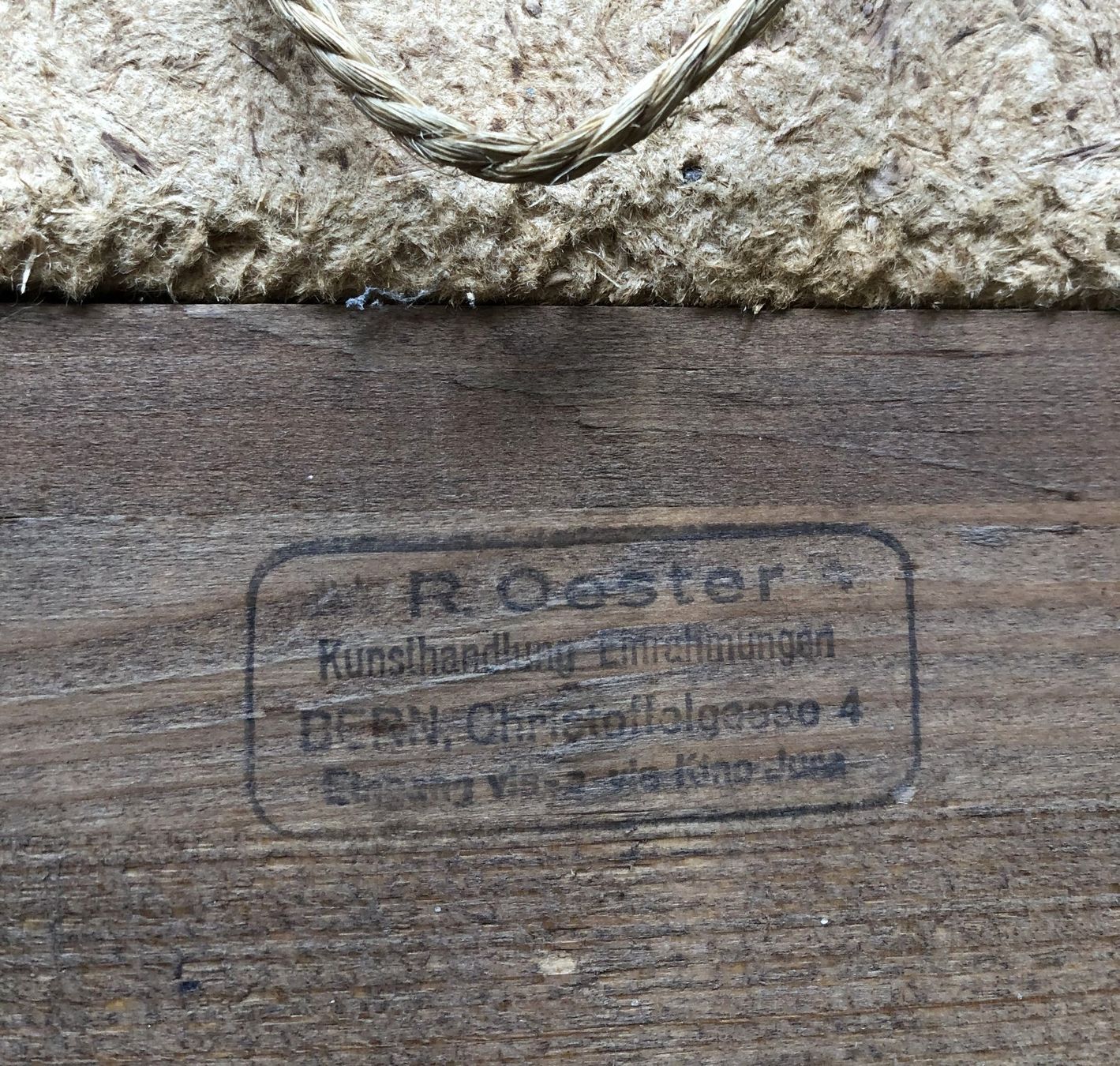 Dipinti: Ölgemälde - "Alter Mann mit Pfeife" - signiert K.Berger – Usato da Schaffhausen venduto da durruti 5