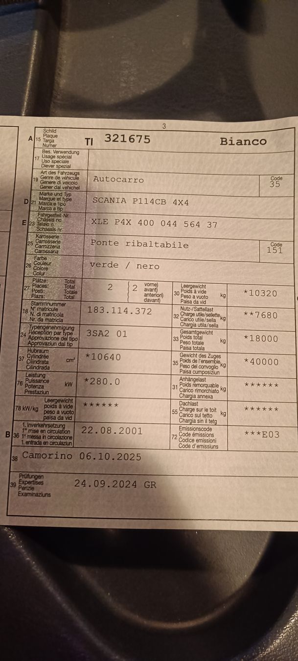 Scania Autocarri: Scania P114 – Usato da Giornico venduto da dio_zn5d 7