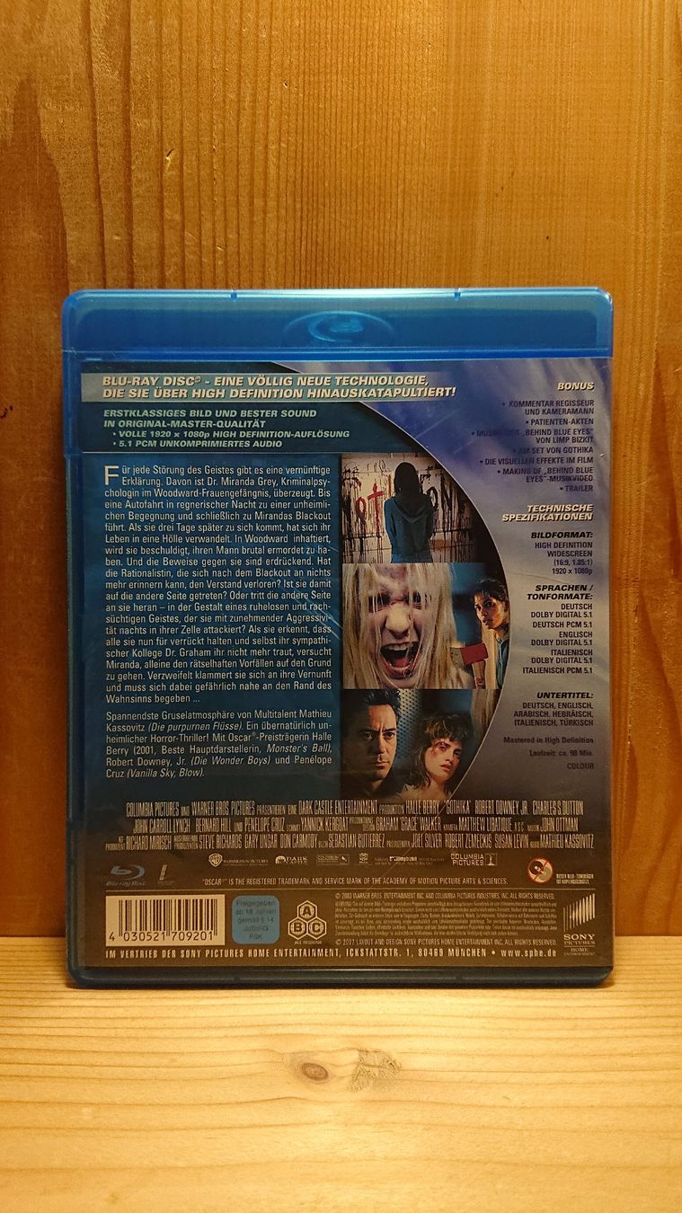 Alle DVDs: GOTHIKA Blu-Ray mit Halle Berry – Gebraucht aus Wilderswil von Exebub 1