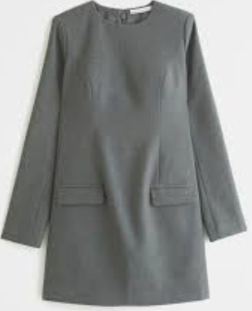 Graues Abercrombie & Fitch Kleid, Grösse S
