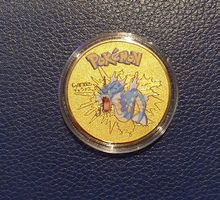 Pokemon 🔥 Garados 🔥 (Goldmünze) Sammelmünze (NEU/OVP)