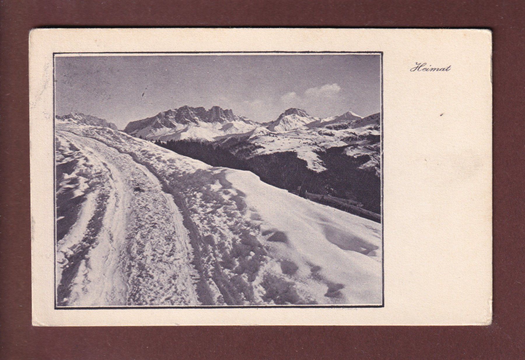 Cartoline postali: RÄTHIKON - 1920 – Usato da Pully venduto da nicecards