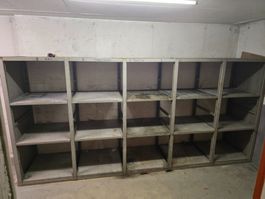 Massives Lista Schwerlast Fachbodenregal 380x74cm H: 180cm
