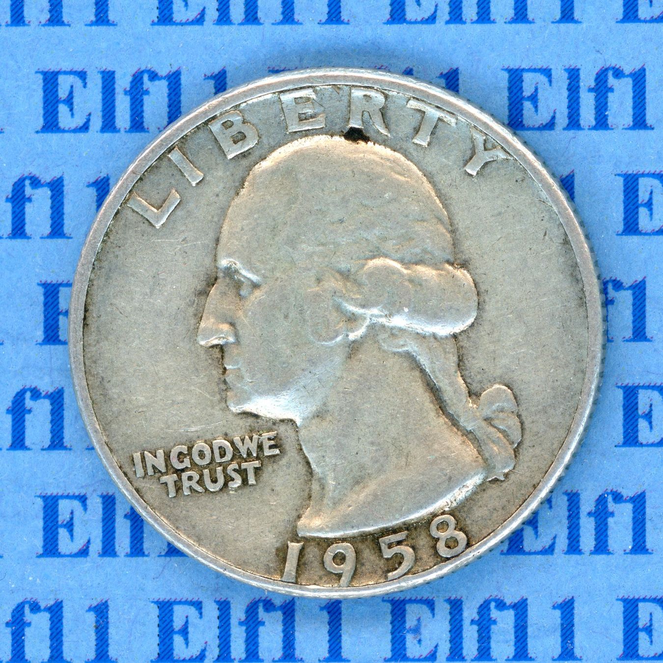 Alle Münzen: USD___0.25 1958D ss-vz 1/4 Dollar – Gebraucht aus Widnau von Elf11
