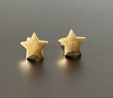 Boucles d’oreilles étoiles en or 750