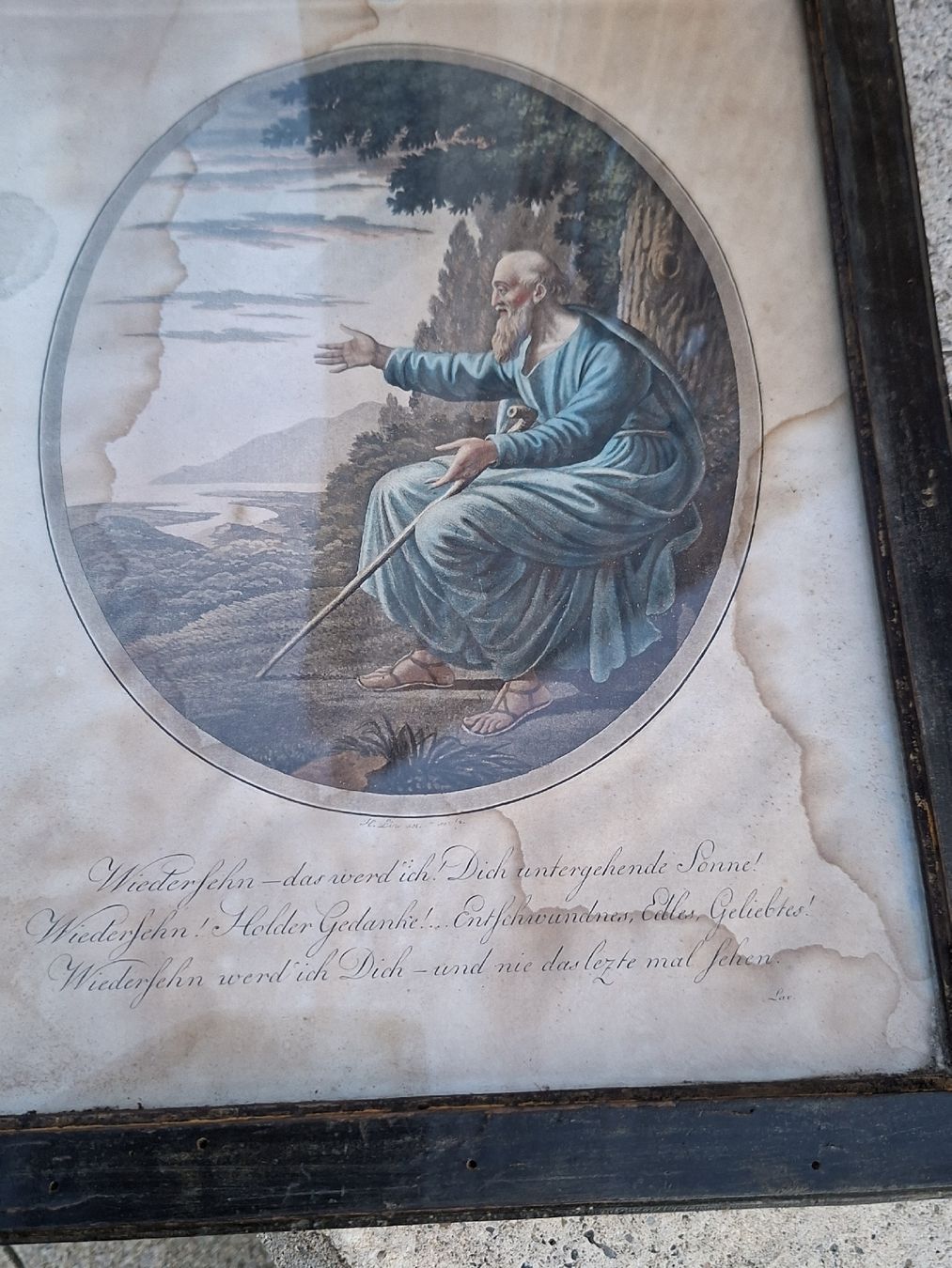 Foto & Immagini: Antikes Jesus / Heiligen Bild – Usato da Ganterschwil venduto da HeidiuPeter 2