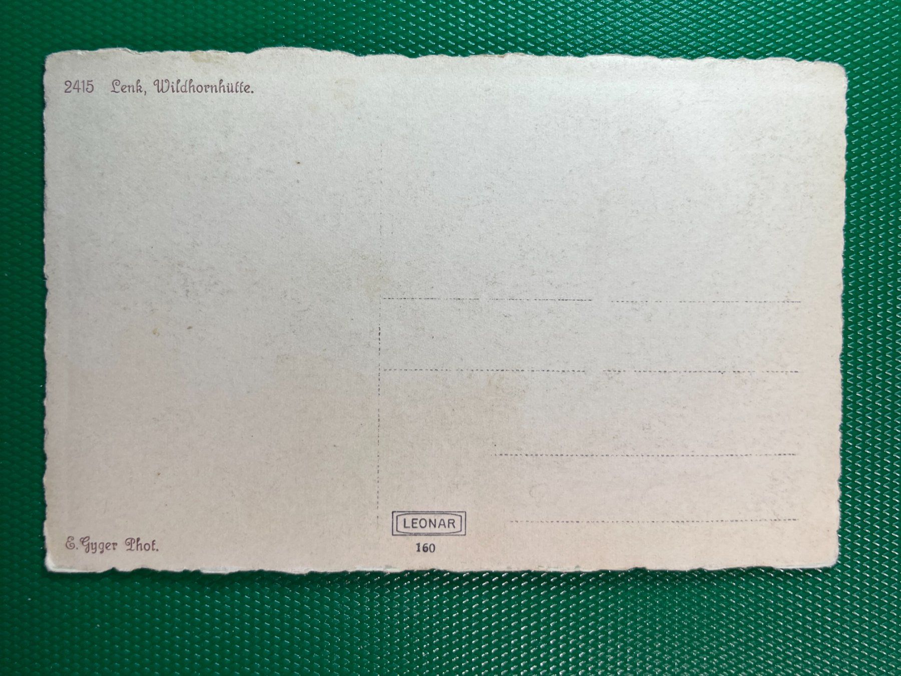Cartoline postali: Lenk,Wildhornhütte – Usato da Steg VS venduto da _vinci_ 1