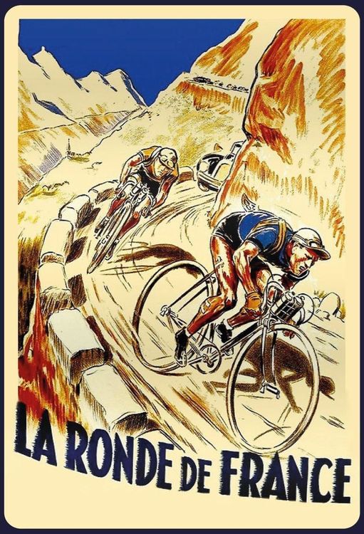 La Ronde De France Vintage Poster By Ordner 1928 French Fine Art - Foto 3