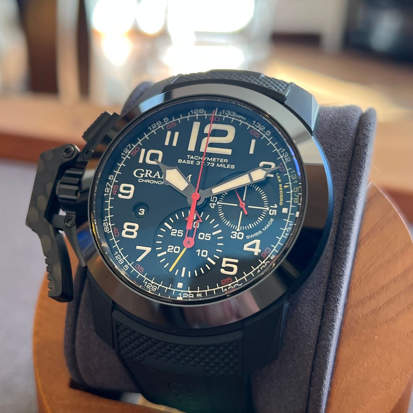 Graham Orologi: Graham Chronofighter Oversize Automatic IN-2CCBK-0 – Usato da Carouge GE venduto da Watchaser 2