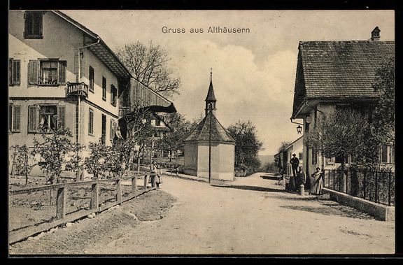 Cartoline postali: Aristau, Althäusern, Handlung von J. Kl – Usato da Berlin venduto da bartko-reher